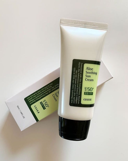 COSRX ALOE SOOTHING SUN CREAM SPF50 PA+++ 50Ml ( 100% AUTHENTIC )