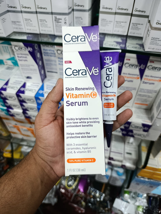 CERA VE SKIN RENEWING 10% VITAMIN C SERUM ( 100% AUTHENTIC )